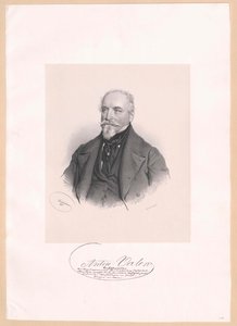 Anton Valero (prent) door Josef Nikolaus Kriehuber