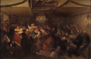 De bruiloft in Vingåker, 1857