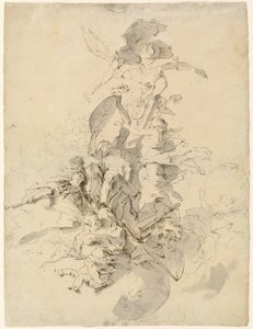 De Verheerlijking van een Prelaat door Josef Winterhalder the Younger