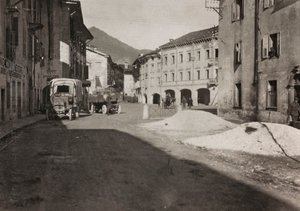 Album "Meine weltkriegs - Erinnerungen South-West Front (Karinthië, Italië, Zuid-Tirol) 31/03/1915-12/11/1918 - Josef Zohles Wenen": plein Tolmezzo door Josef Zohles