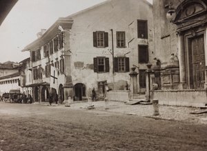 Album "Meine weltkriegs - Erinnerungen South-West Front (Karinthië, Italië, Zuid-Tirol) 31/03/1915-12/11/1918 - Josef Zohles Wien": soldaten Tolmezzo door Josef Zohles