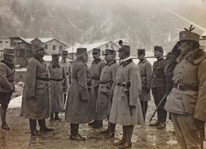 Album "Meine weltkriegs - Erinnerungen Zuidwestfront (Karinthië, Italië, Zuid-Tirol) 31/03/1915-12/11/1918 - Josef Zohles Wien": de aartshertog Frederik door Josef Zohles