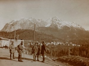 Album "Meine weltkriegs - Erinnerungen South-West Front (Karinthië, Italië, Zuid-Tirol) 31/03/1915-12/11/1918 - Josef Zohles Wien": Oostenrijkse soldaten in Italië door Josef Zohles