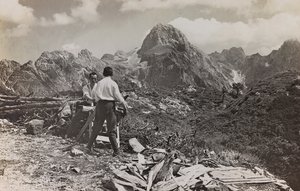 Album Meine weltkriegs - Erinnerungen de Zuidwestelijke Front (Karinthië, Italië, Zuid-Tirol) 31 III 1915