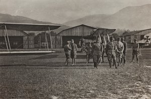 Album "Meine weltkriegs - Erinnerungen South-West Front (Karinthië, Italië, Zuid-Tirol) 31/03/1915-12/11/1918 - Josef Zohles Wenen": vliegveld