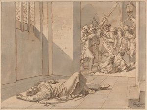De moord op koning Wenzel III door Josef von Führich