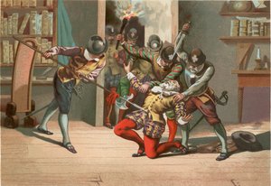 Dood van Ramus door Josep or Jose Planella Coromina