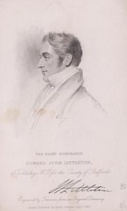 Edward Littleton door Joseph (after) Slater