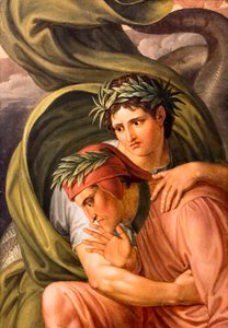 Dante en Vergilius op de rug van Geryon