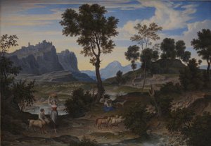 Landschap van Civitella bij Olevano
