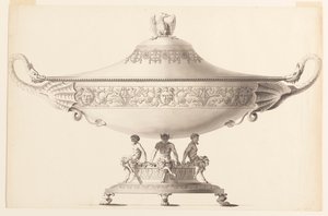 Ontwerp voor een terrine door Joseph Anton Seethaler Ii