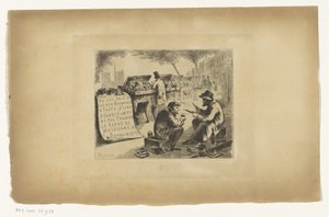 Boekhandelaren tijdens de lunch door Joseph Apoux