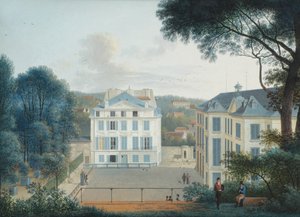 Maison de Buffon in de Jardin des Plantes, Parijs door Joseph August Knip