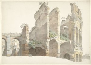 Het Colosseum in Rome door Joseph August Knip