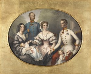 De keizerlijke familie van Oostenrijk, 1856