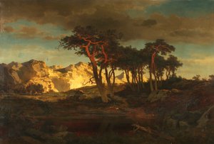 Grove dennen door Joseph Brunner