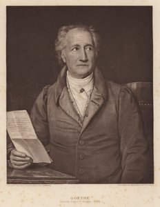 Johann Wolfgang von Goethe, Duitse dichter en toneelschrijver door Joseph Carl (after) Stieler