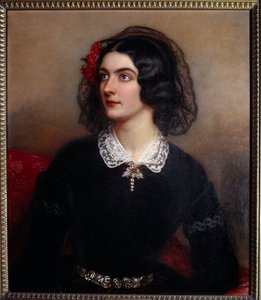 Portret van Lola Montes of Montez door Joseph Carl Stieler