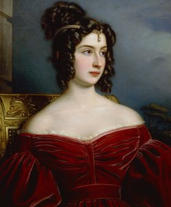 Portret van Marchesa Marianna Florenzi door Joseph Carl Stieler
