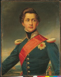 Portret van Othon als jonge man door Joseph Carl Stieler