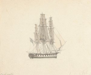 Enkelvoudige hermafrodiete brig door Joseph Cartwright