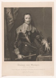 Portret van Francesco Tommaso van Savoye, prins van Carignano door Joseph Caspar