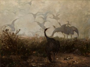 Kraanvogels door Joseph Chelmonski