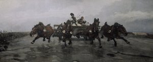 Four in Hand, 1881 door Joseph Chelmonski