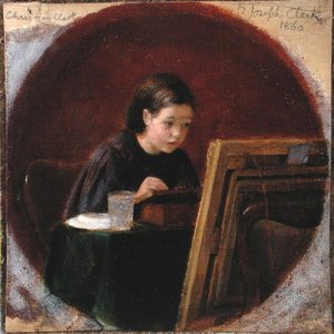 Portret van Christina Mary Clark, ca. 1860 door Joseph Clark