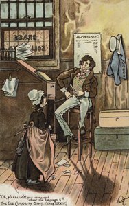 Scène uit The Old Curiosity Shop, door Charles Dickens door Joseph Clayton (1856 1937) (after) Clarke