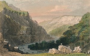 Vallei van Linmouth, Noord-Devon, ca. 1830