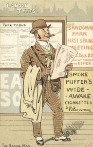 Londense types, de race-man door Joseph Clayton Clarke