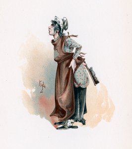 De kleine markiezin, illustratie uit 