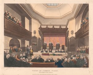 Hof van Gemeen Pleit, Westminster Hall door Joseph Constantine Stadler