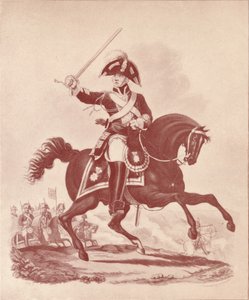 Officier, 2e Regiment Life Guards Waterloo Periode, 1812-1815 1909