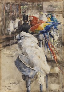 De Volière, Clifton door Joseph Crawhall