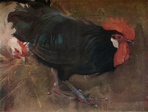 De Zwarte Haan, ca. 1894 door Joseph Crawhall