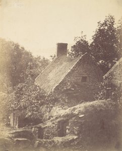 Cottage op Jersey, 1855 door Joseph Cundall
