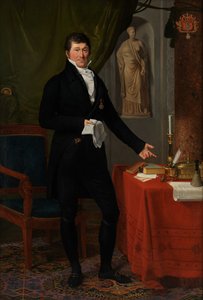 Portret van Baron Charles-Louis de Keverberg de Kessel door Joseph Ducq