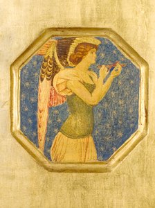 Engel met een kruis (detail) door Joseph Edward Southall