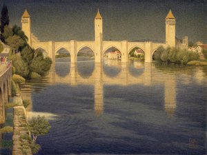 Pont Valentre, Cahors, Zuidzijde