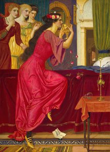 Sigismonda drinkt het gif door Joseph Edward Southall