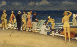 De Dagjesmensen door Joseph Edward Southall