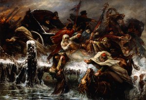 Laat de keizer voorbij!, 1901 door Joseph Emanuel Van Den Bussche