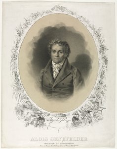 Alois Senefelder door Joseph F. Knapp