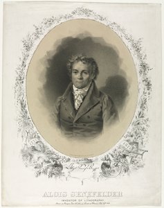 Alois Senefelder door Joseph F. Knapp