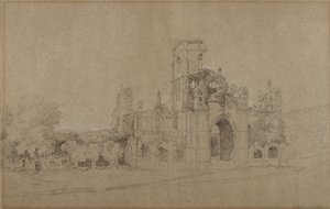 Kirkstall Abbey door Joseph Farington