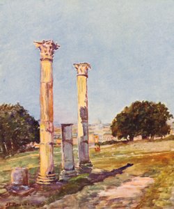 Rome: Au Palatin, De bibliotheek van Augustus door Joseph Felix Bouchor