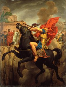 De Dood van Marcus Curtius door Joseph Francois