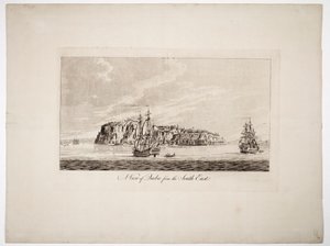 Een uitzicht op Quebec vanuit het zuidoosten, ca. 1781